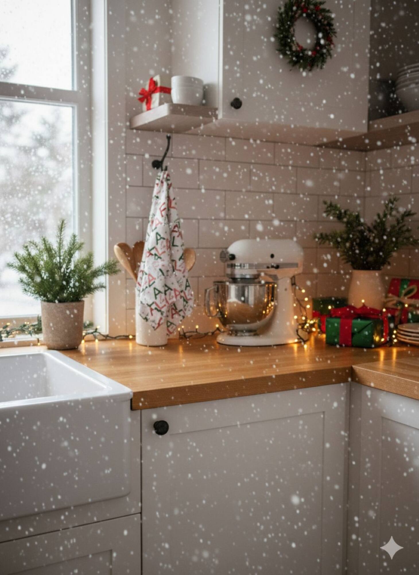 Fa La La Cotton Terry Kitchen Towel by Makery™